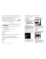 Preview for 9 page of Tricity Bendix FD 855 W Operating And Installation Instructions