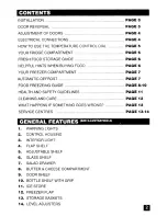 Preview for 5 page of Tricity Bendix FDF105W User Manual