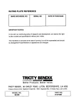 Предварительный просмотр 48 страницы Tricity Bendix GD 290 Operating Instructions Manual