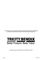 Preview for 12 page of Tricity Bendix HH 322 B Operating And Installation Manual