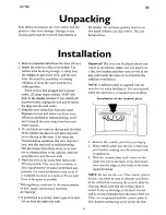 Предварительный просмотр 8 страницы Tricity Bendix IM 750 Operating And Installation Instructions