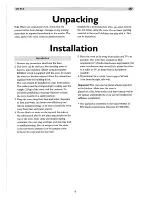 Preview for 8 page of Tricity Bendix IM751 Operating And Installation Instructions