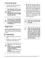 Preview for 9 page of Tricity Bendix L55M2 User Manual