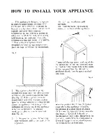 Preview for 5 page of Tricity Bendix Larder Refrigerators Operating And Installation Manual