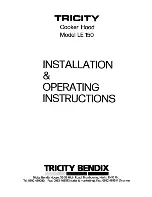 Preview for 1 page of Tricity Bendix LE 150 Installation & Operating Instruction