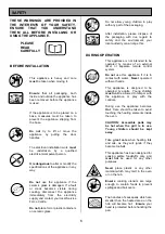 Preview for 6 page of Tricity Bendix RE50GC Operating & Installation Instructions Manual