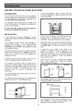 Preview for 8 page of Tricity Bendix RE50GC Operating & Installation Instructions Manual