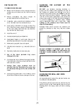 Preview for 26 page of Tricity Bendix RE50GC Operating & Installation Instructions Manual