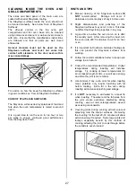 Preview for 27 page of Tricity Bendix RE50GC Operating & Installation Instructions Manual