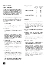 Preview for 12 page of Tricity Bendix RE50M Operating And Installation Instructions