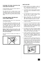 Preview for 21 page of Tricity Bendix RE50M Operating And Installation Instructions