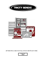 Tricity Bendix SB 200 Operating And Installation Instructions preview