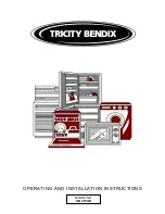 Предварительный просмотр 1 страницы Tricity Bendix SB 415GR Operating And Installation Instructions