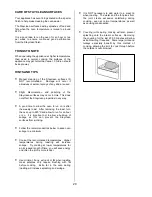 Предварительный просмотр 20 страницы Tricity Bendix SB 415GR Operating And Installation Instructions