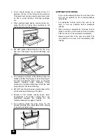 Preview for 20 page of Tricity Bendix SB 461 Operating And Installation Instructions