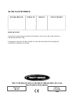 Preview for 36 page of Tricity Bendix SB 461 Operating And Installation Instructions