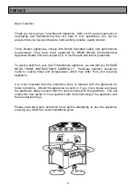 Preview for 5 page of Tricity Bendix SB432 Operating & Installation Instructions Manual