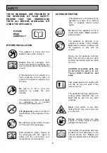 Preview for 6 page of Tricity Bendix SB432 Operating & Installation Instructions Manual