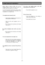 Preview for 27 page of Tricity Bendix SB432 Operating & Installation Instructions Manual