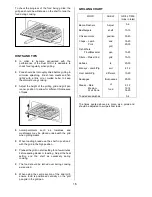 Preview for 16 page of Tricity Bendix SB463 Operating & Installation Instructions Manual