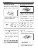 Preview for 23 page of Tricity Bendix SB463 Operating & Installation Instructions Manual