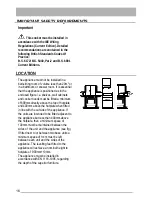 Preview for 16 page of Tricity Bendix SE 210 Operating & Installation Instructions Manual