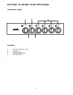 Preview for 5 page of Tricity Bendix SE310 Operating & Installation Instructions Manual