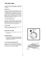 Preview for 10 page of Tricity Bendix SE310 Operating & Installation Instructions Manual