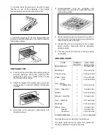 Preview for 17 page of Tricity Bendix SE323 Operating & Installation Instructions Manual