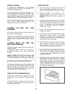 Preview for 24 page of Tricity Bendix SE323 Operating & Installation Instructions Manual