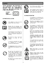 Preview for 6 page of Tricity Bendix SE340 Operating & Installation Instructions Manual