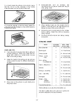 Preview for 17 page of Tricity Bendix SE340 Operating & Installation Instructions Manual