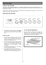 Preview for 18 page of Tricity Bendix SE340 Operating & Installation Instructions Manual