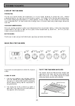 Preview for 20 page of Tricity Bendix SE340 Operating & Installation Instructions Manual