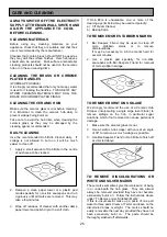 Preview for 25 page of Tricity Bendix SE340 Operating & Installation Instructions Manual