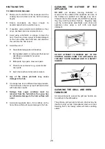 Preview for 26 page of Tricity Bendix SE340 Operating & Installation Instructions Manual