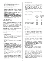 Preview for 14 page of Tricity Bendix SE424 Operating & Installation Instructions Manual