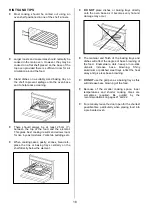 Preview for 18 page of Tricity Bendix SE424 Operating & Installation Instructions Manual