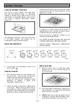 Preview for 23 page of Tricity Bendix SE424 Operating & Installation Instructions Manual