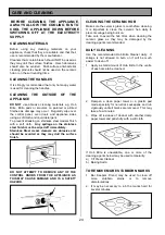 Preview for 24 page of Tricity Bendix SE424 Operating & Installation Instructions Manual