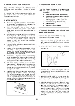 Preview for 26 page of Tricity Bendix SE424 Operating & Installation Instructions Manual