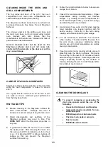 Preview for 29 page of Tricity Bendix SE454 Operating & Installation Instructions Manual