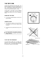 Preview for 10 page of Tricity Bendix SE501 Operating & Installation Instructions Manual