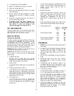 Preview for 17 page of Tricity Bendix SE555 Operating & Installation Instructions Manual