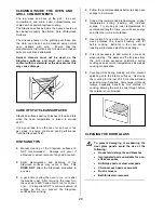 Preview for 29 page of Tricity Bendix SE555 Operating & Installation Instructions Manual