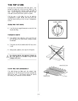 Preview for 13 page of Tricity Bendix SE558 Operating & Installation Instructions Manual