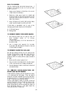 Preview for 21 page of Tricity Bendix SE558 Operating & Installation Instructions Manual