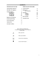 Preview for 3 page of Tricity Bendix SG 205WL Operating And Installation Instructions