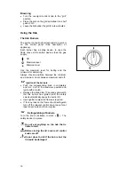 Preview for 10 page of Tricity Bendix SG 205WL Operating And Installation Instructions