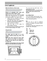 Preview for 6 page of Tricity Bendix SG211X Instruction Book